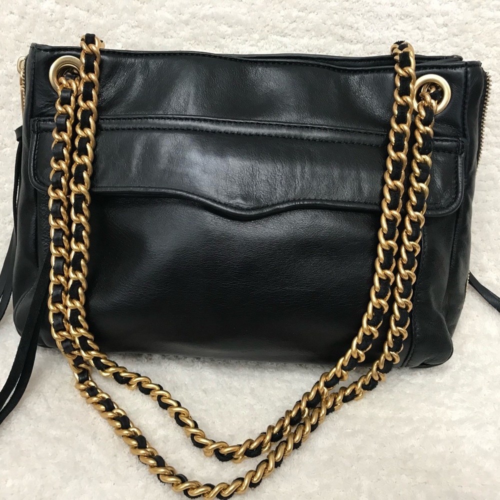 Rebecca Minkoff Swing Shoulder Bag w chain strap
